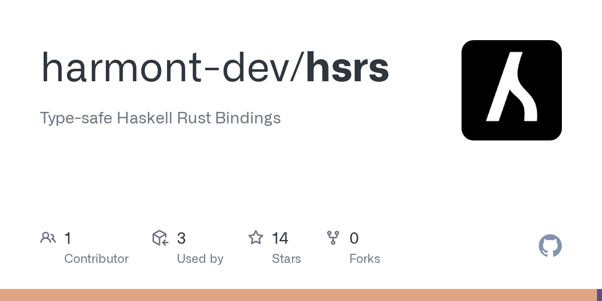 Rust 라이브러리를 Haskell에서 그대로 쓰는 법 - Hsrs 바인딩 생성기