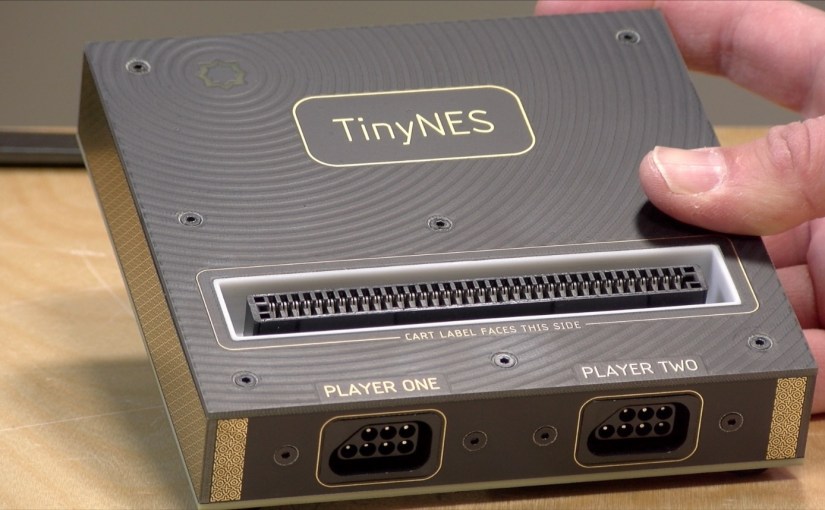 에뮬레이션도 FPGA도 아닙니다 — 진짜 NES 칩을 심은 초소형 게임기 TinyNES