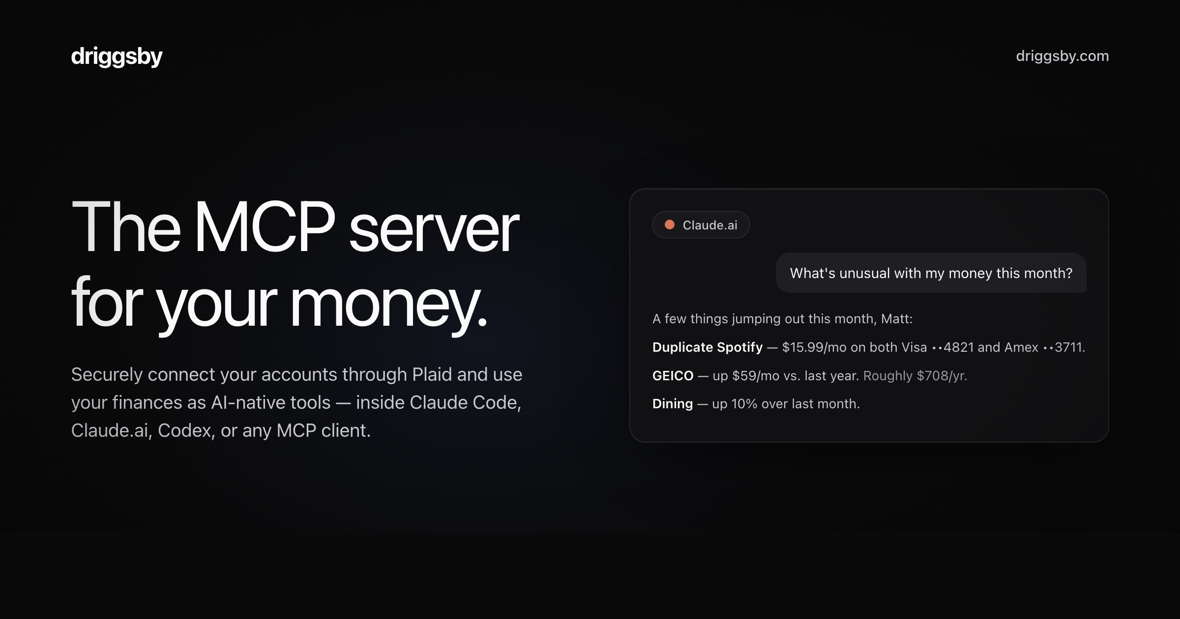 Claude Code로 내 은행 계좌를 감시하게 만들어 봤어요 — AI 에이전트가 개인 재무를 관리할 수 있을까