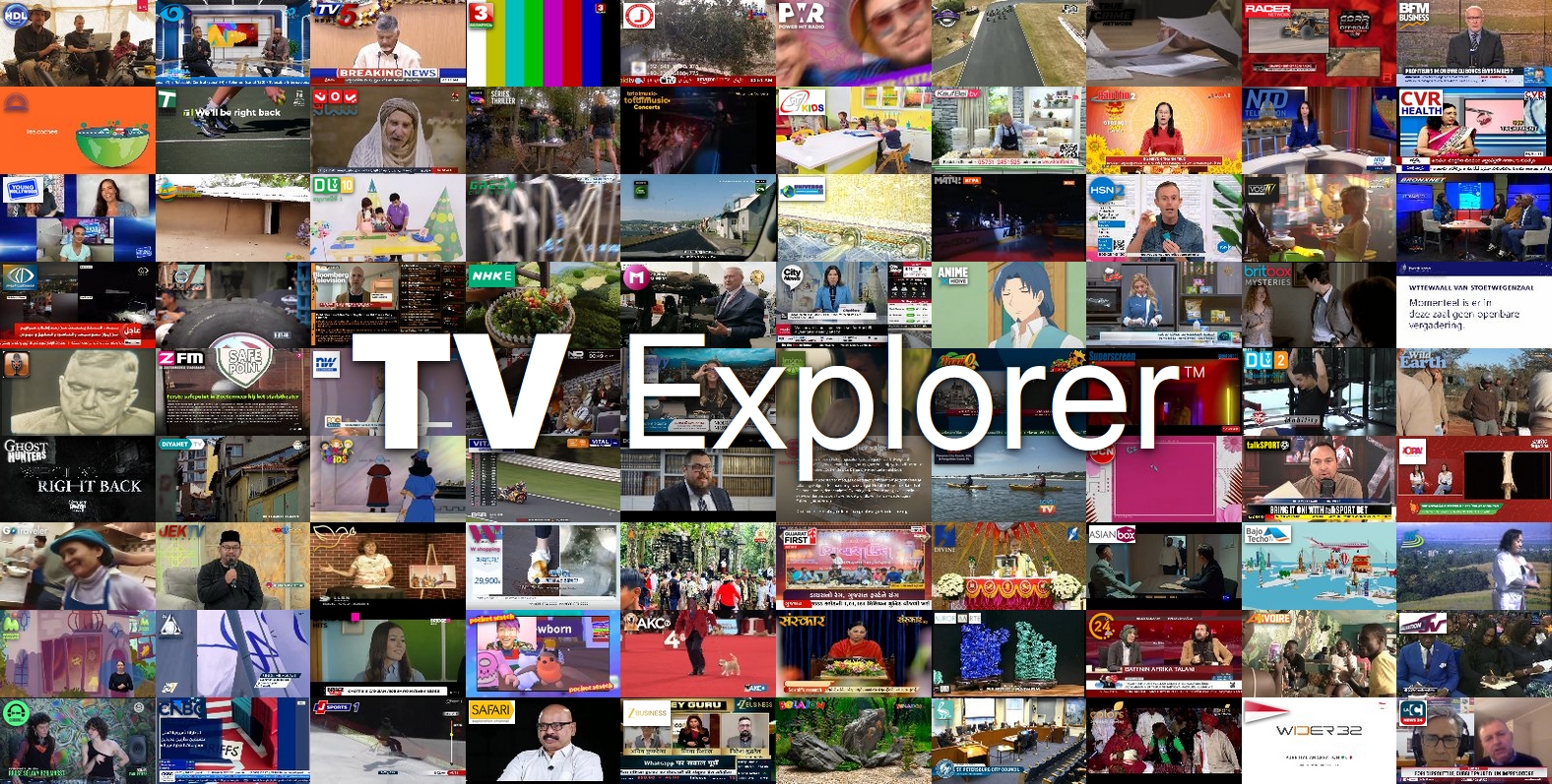 전 세계 무료 TV를 한 화면에 — 개인 개발자가 만든 TV Explorer