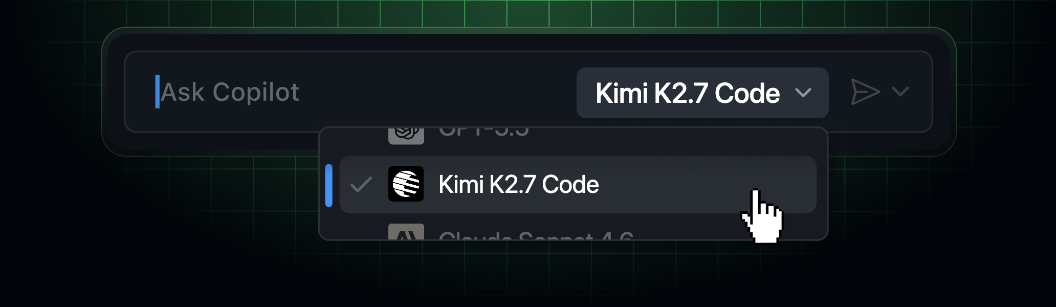 GitHub Copilot에 Kimi K2.7 Code 정식 탑재 — 중국 오픈 모델이 주류 개발 도구에 들어왔어요