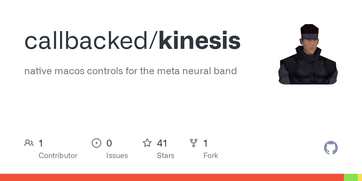 손목 근육 신호로 맥을 조작한다, Meta Neural Band를 열어버린 오픈소스 'Kinesis'