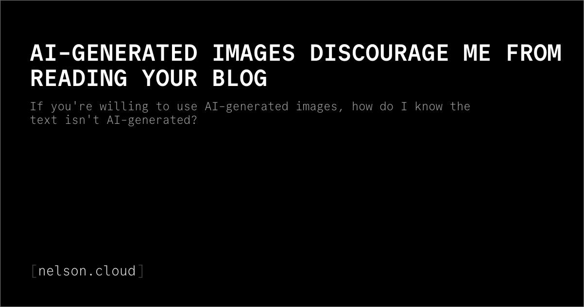 블로그 대문의 AI 생성 이미지, 오히려 독자를 떠나게 한다