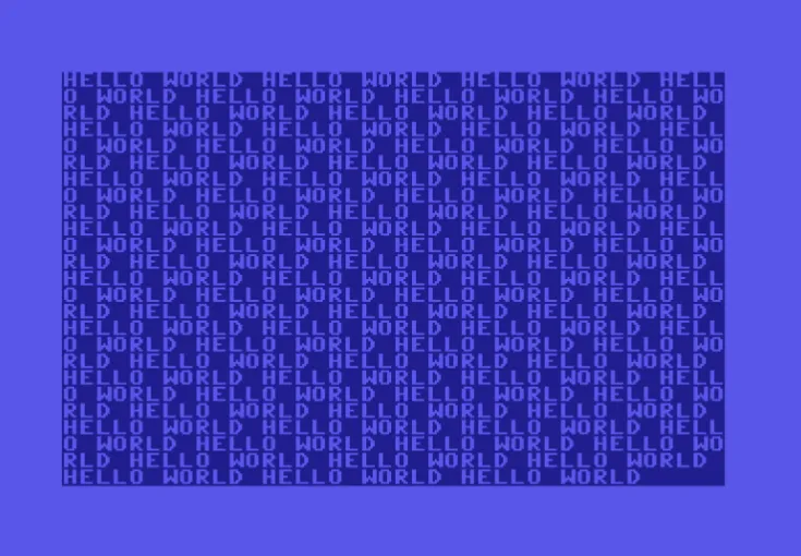 40년 전 8비트 컴퓨터에서 탑뷰 카메라 만들기: C64 BASIC으로 배우는 게임 그래픽의 원리