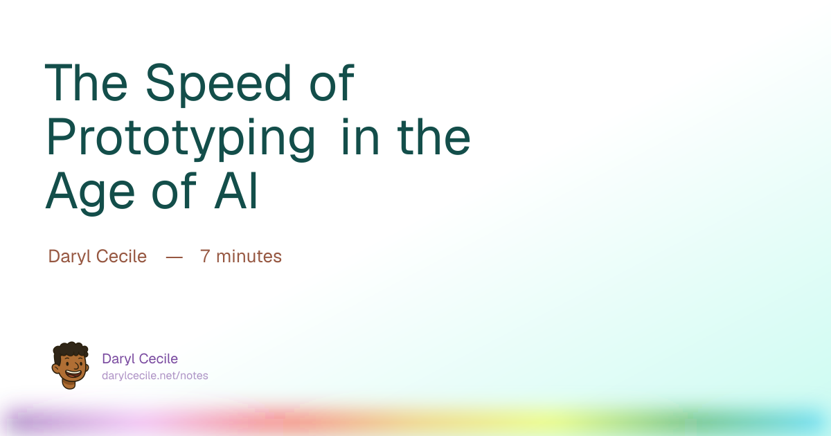 AI 시대, 프로토타입 만드는 속도가 미친듯이 빨라졌어요