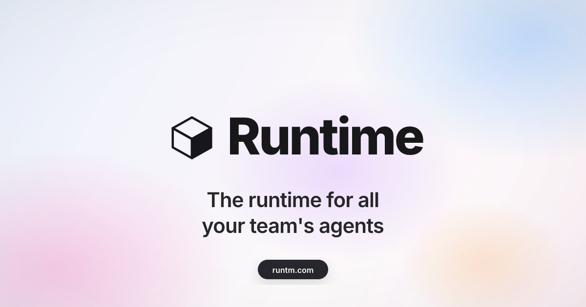 팀 전체가 쓰는 AI 코딩 에이전트, Runtime이 그리는 새로운 협업 풍경