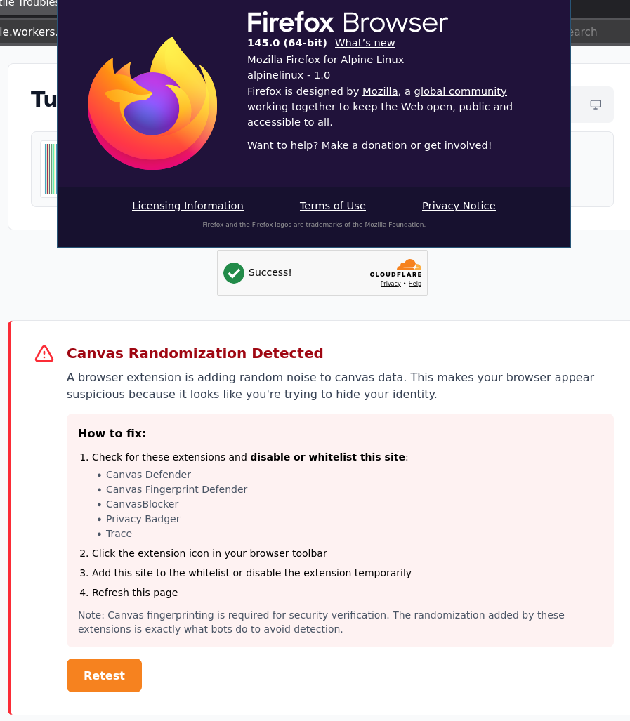 Cloudflare Turnstile가 WebGL을 강제하기 시작했다, 프라이버시는 어디로 가는가