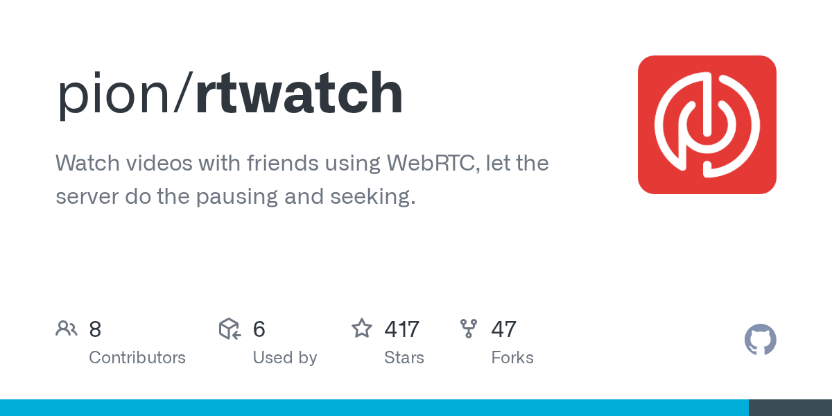 친구랑 같이 영상 보기, 이번엔 Pion으로 직접 만들어보자 — rtwatch 뜯어보기