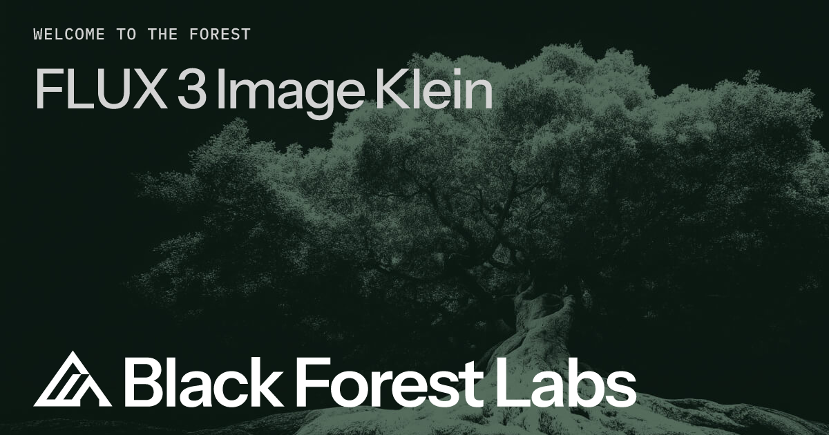 FLUX 3 Image Klein 공개 — 이미지 생성 AI가 ‘작고 빠른’ 모델에 집중하는 이유