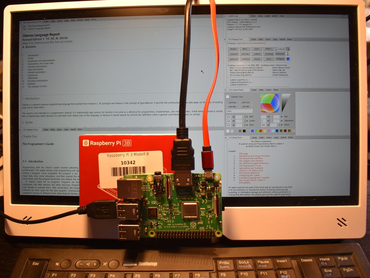 30년 된 운영체제 Oberon이 라즈베리파이에서 네이티브로 부팅된다 — 미니멀 OS의 귀환