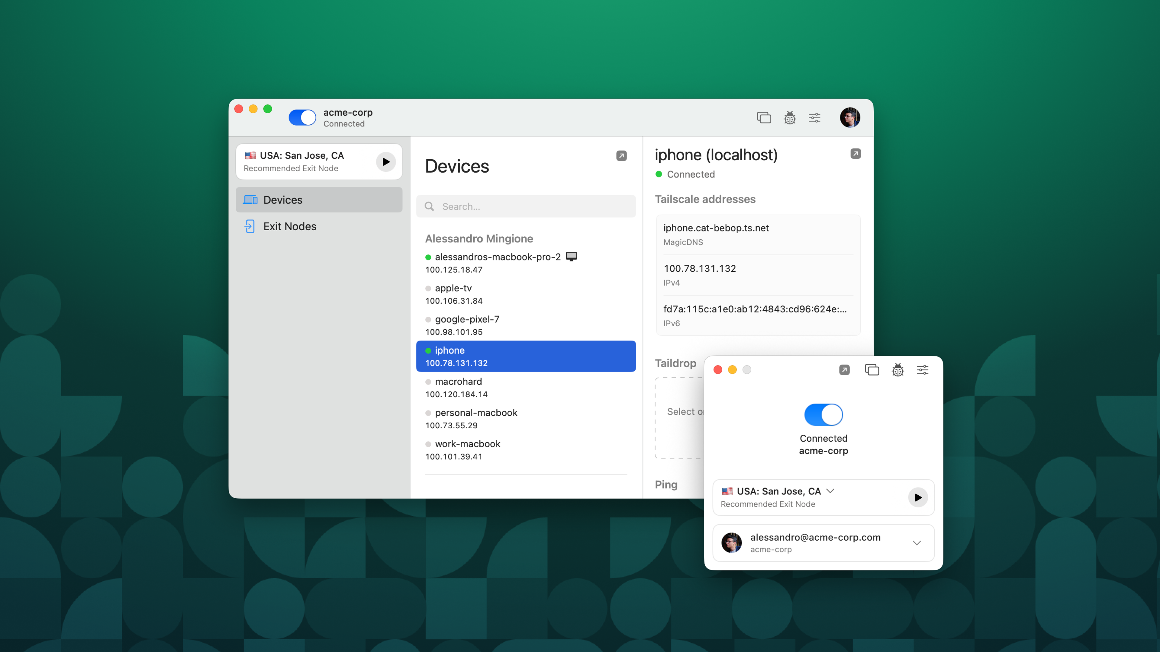Tailscale, macOS 앱을 노치 안으로 옮기다 — 메뉴바 아이콘의 새로운 실험