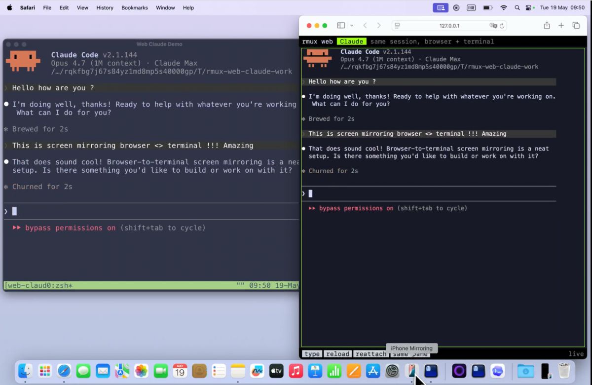 Rmux — Playwright처럼 코드로 조종하는 새로운 터미널 멀티플렉서