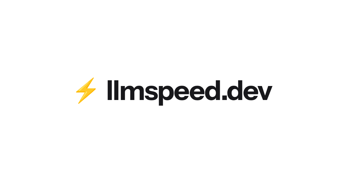 로컬 LLM 장비 사기 전에 속도부터 체감해보세요: Llmspeed와 토큰 속도 이야기