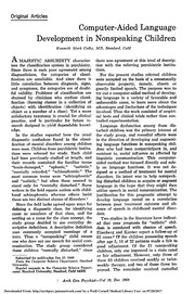 1968년, 컴퓨터로 말 못 하는 아이의 입을 열려 했다 — 케네스 콜비의 실험