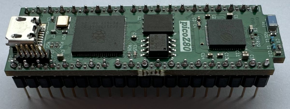 40년 된 Z80 CPU를 최신 마이크로컨트롤러로 대체하는 'PicoZ80' 프로젝트
