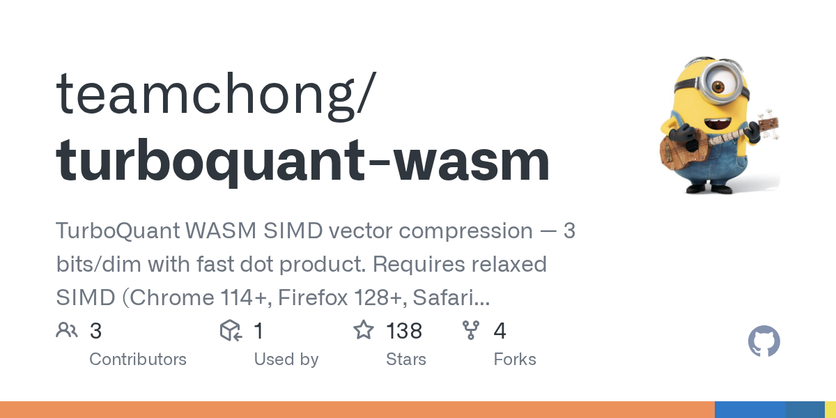 구글의 벡터 양자화 기술, 이제 브라우저에서 바로 돌린다 — TurboQuant-WASM