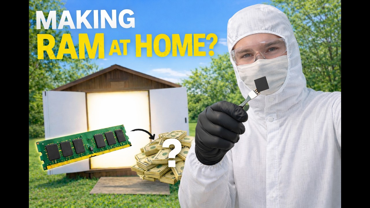 집에서 RAM을 만든다고? 한 엔지니어의 수제 메모리 제작기
