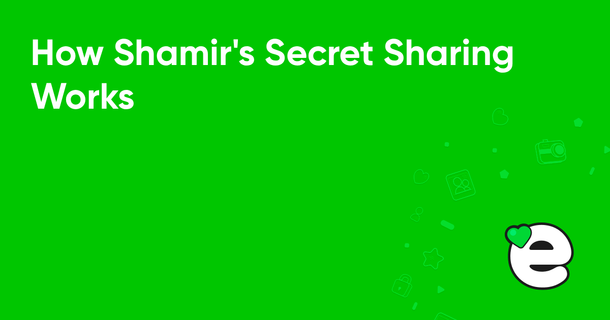 비밀번호를 5조각으로 나눠 보관한다? Shamir의 비밀 공유 원리
