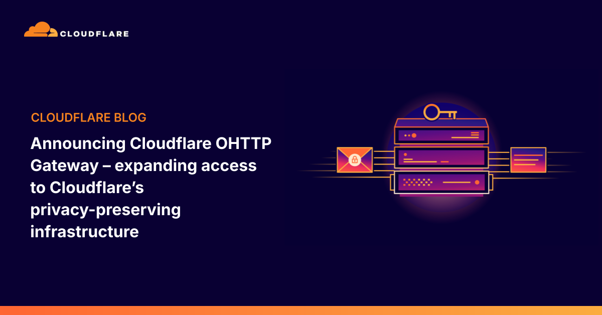 Cloudflare OHTTP 게이트웨이 발표: 보낸 사람과 보낸 내용을 따로 떼어놓는 프라이버시 기술