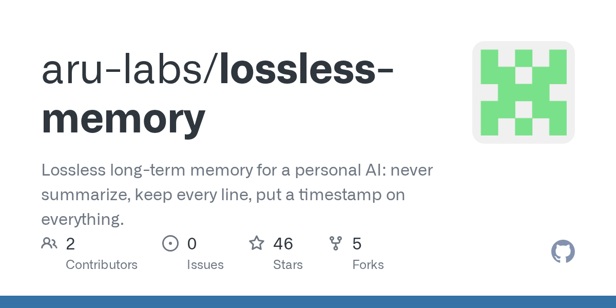 요약하지 않는 AI 메모리: Lossless-memory가 던지는 질문, '기억을 압축해도 될까?'