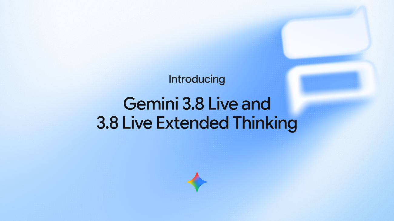 Gemini 3.8 Live 공개, 실시간 음성 대화에 '생각하는 모델'을 얹는다는 게 무슨 뜻일까