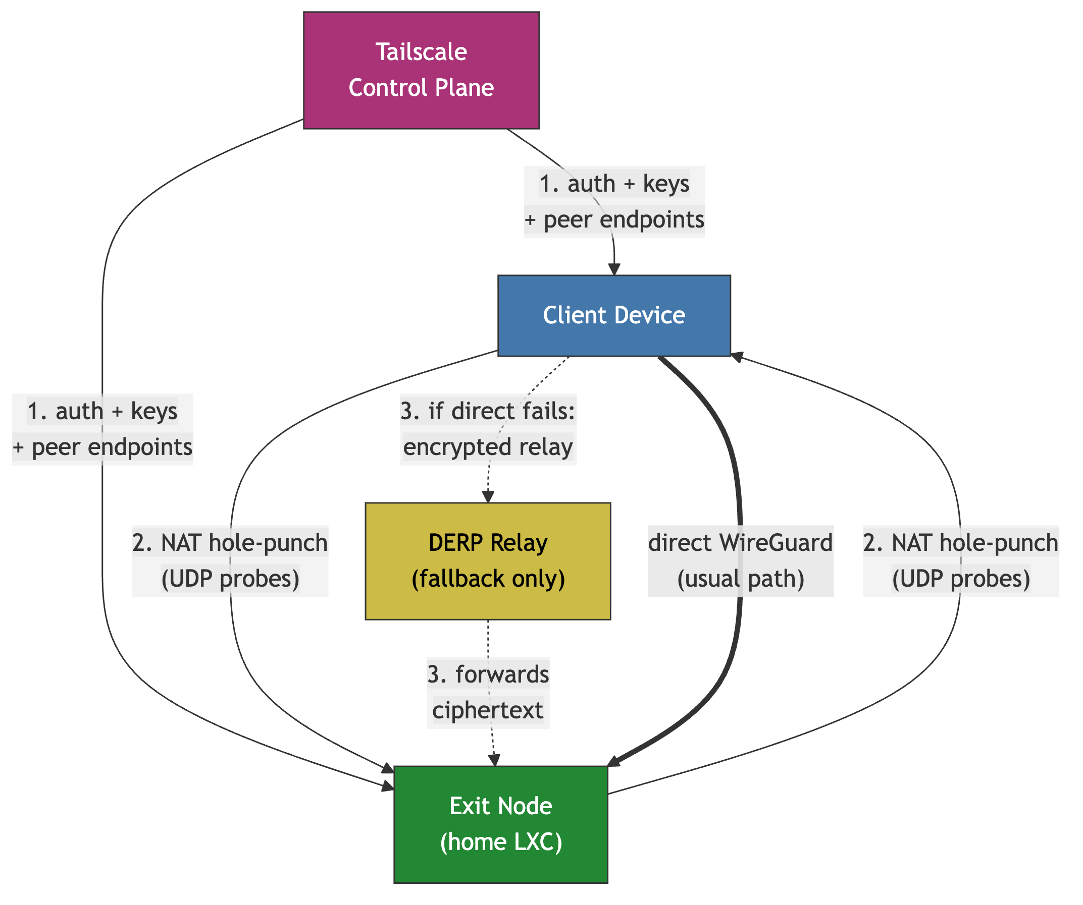 Tailscale Exit Node로 내 트래픽 경로를 직접 추적해봤더니