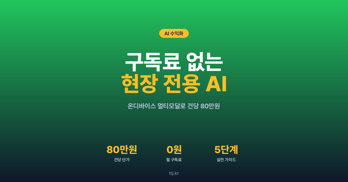 "인터넷도, 월 구독료도 없이 돌아가는 '현장 전용 AI'를 만듭니다" — 비전공자도 Liquid AI LFM3식 작은 멀티모달 AI(텍스트·이미지·음성)로 '데이터 밖으로 안 나가는 온디바이스 AI 상담·검수 도구' 제작소 차려 병원·공장·농장·법률사무소에 건당 80만원 받는 5단계 실전 가이드